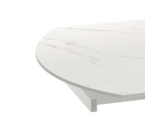 Drift, Tavolo allungabile con top in ceramica (120cm X 80-120cm H. 76cm)