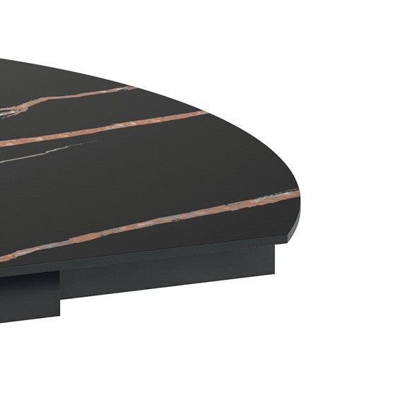 Drift, Tavolo allungabile con top in ceramica (120cm X 80-120cm H. 76cm)