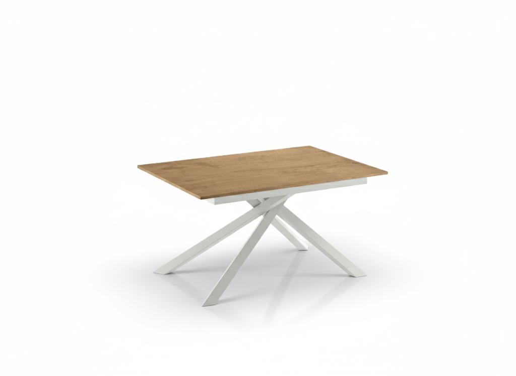Pluto, Tavolo allungabile con top in melaminico (90cm X 140-190cm H. 76cm)