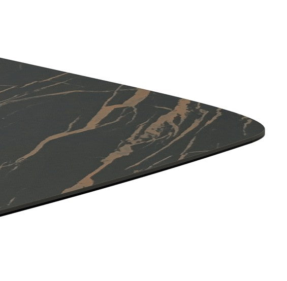 Cruise, Tavolo allungabile con top in ceramica su vetro (100cm X 200-280cm H. 76cm)