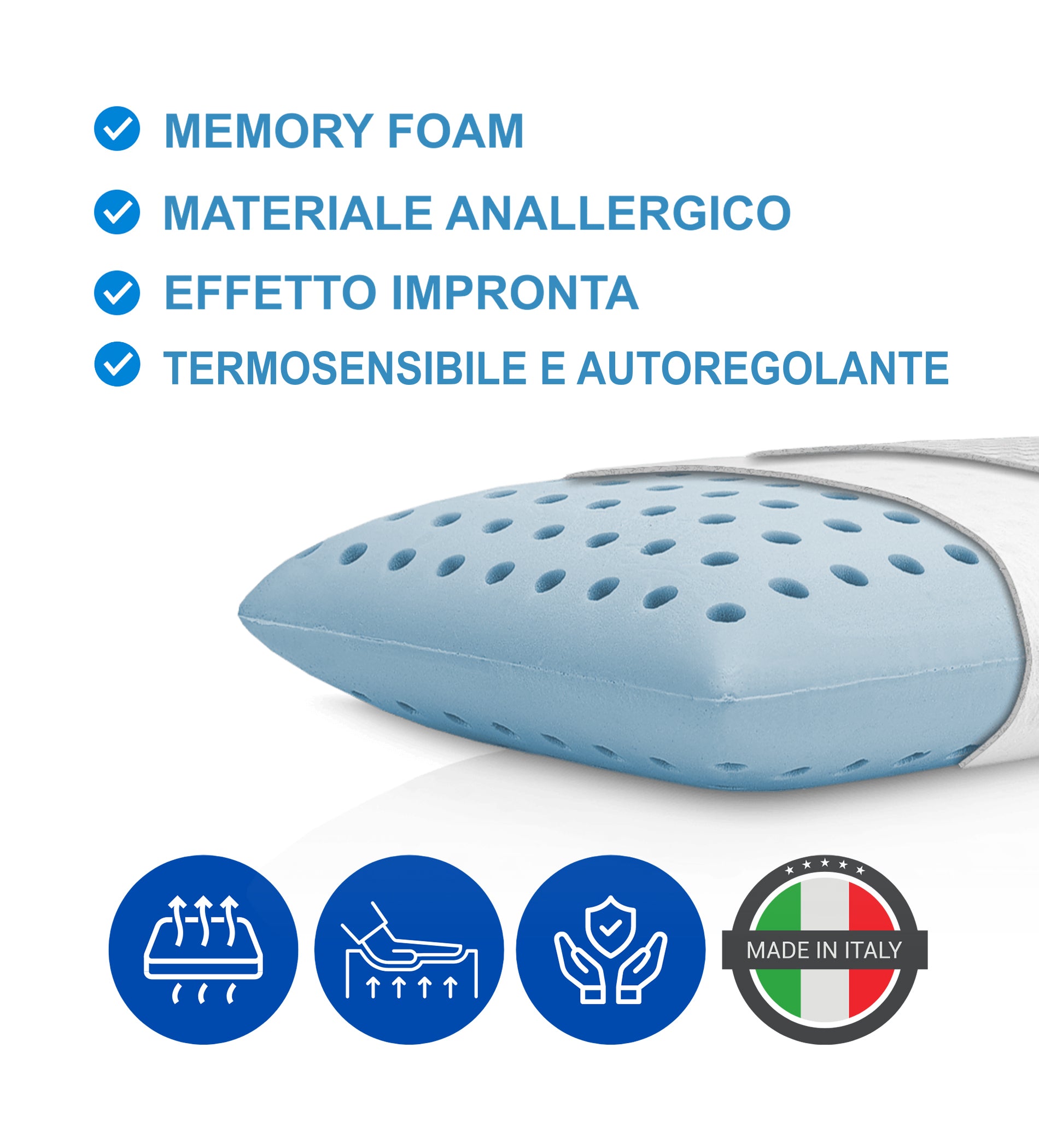 Onda - Cuscino Classic In Memory Foam