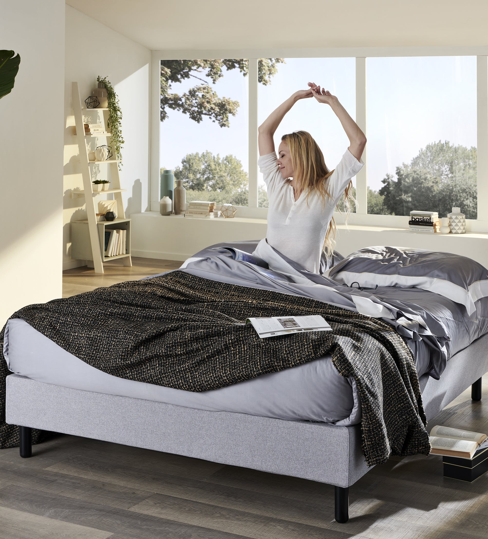 Base letto in tessuto - Sommy