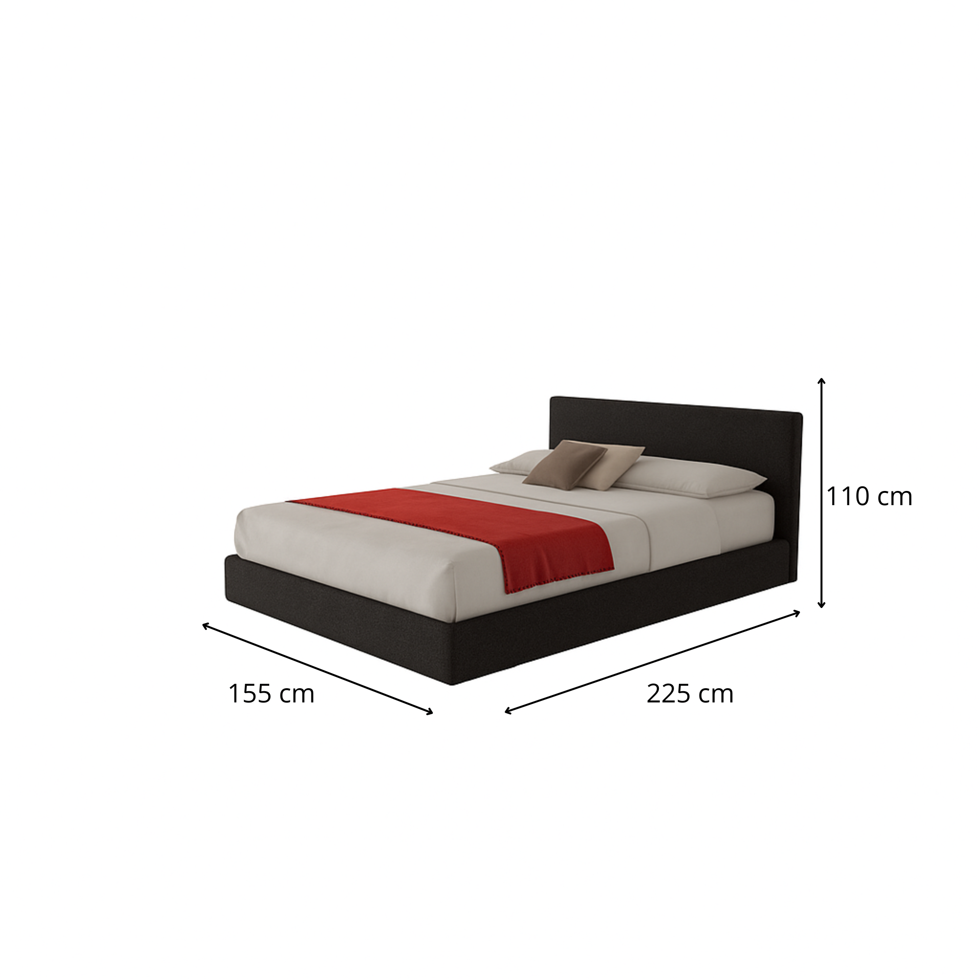Letto alla francese 140 - Altara