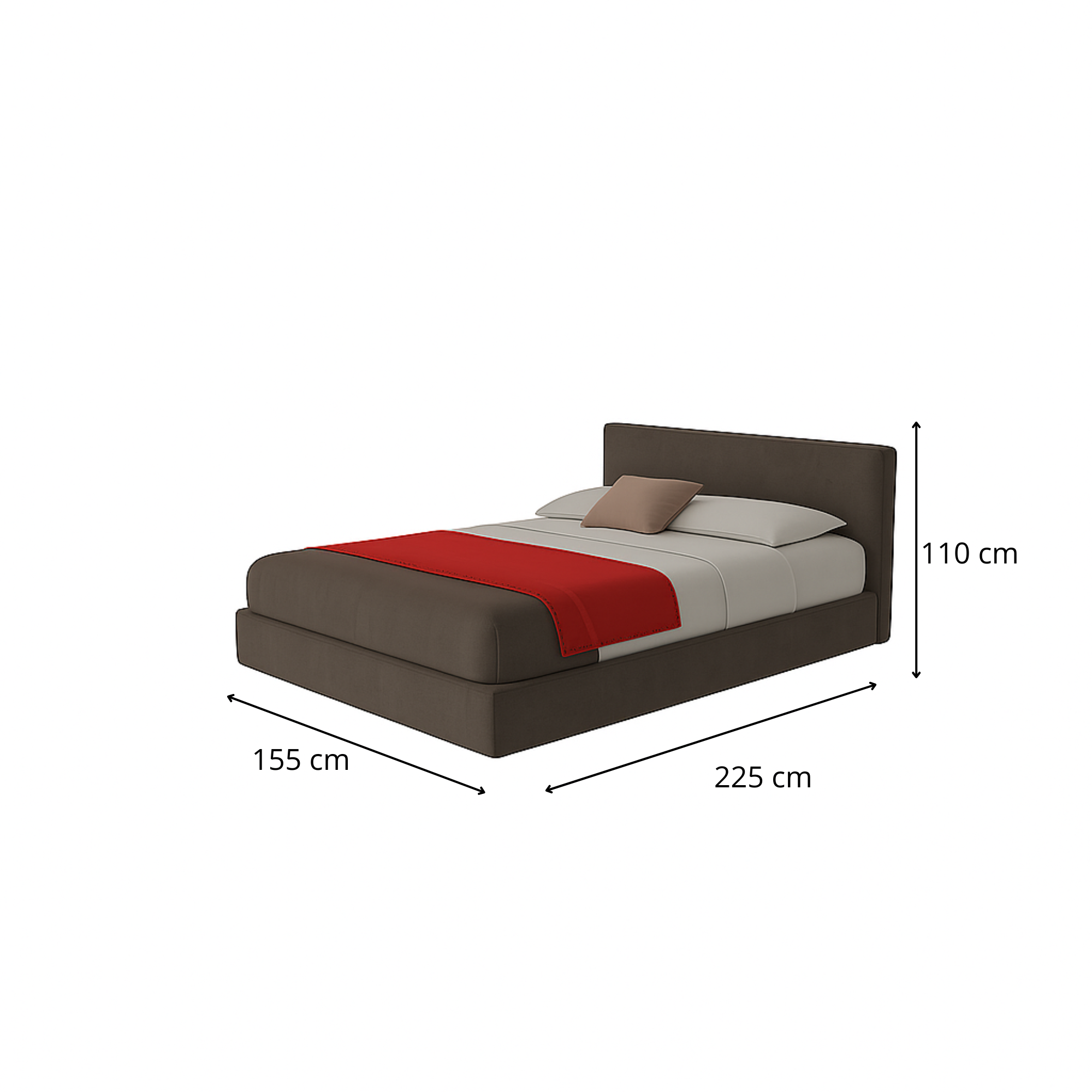 Letto alla francese 140 - Altara