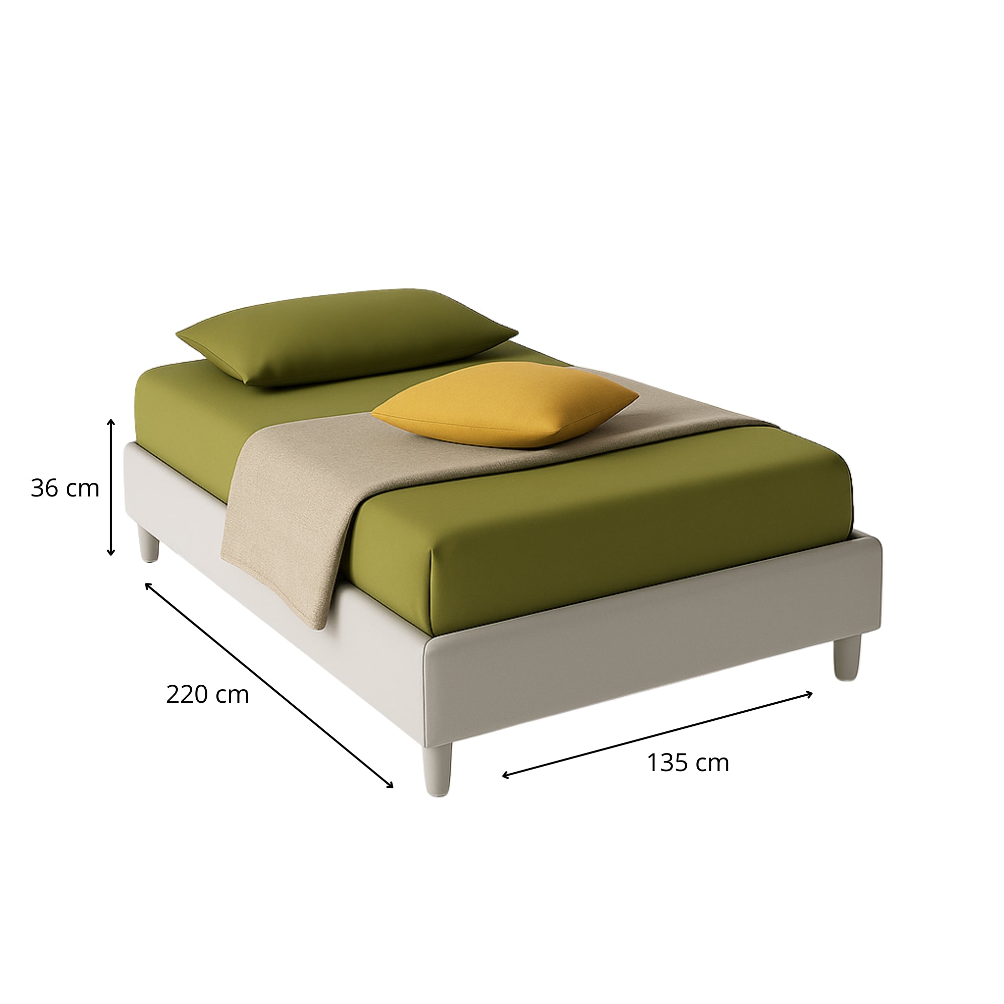 Letto a una piazza e mezza - Lido