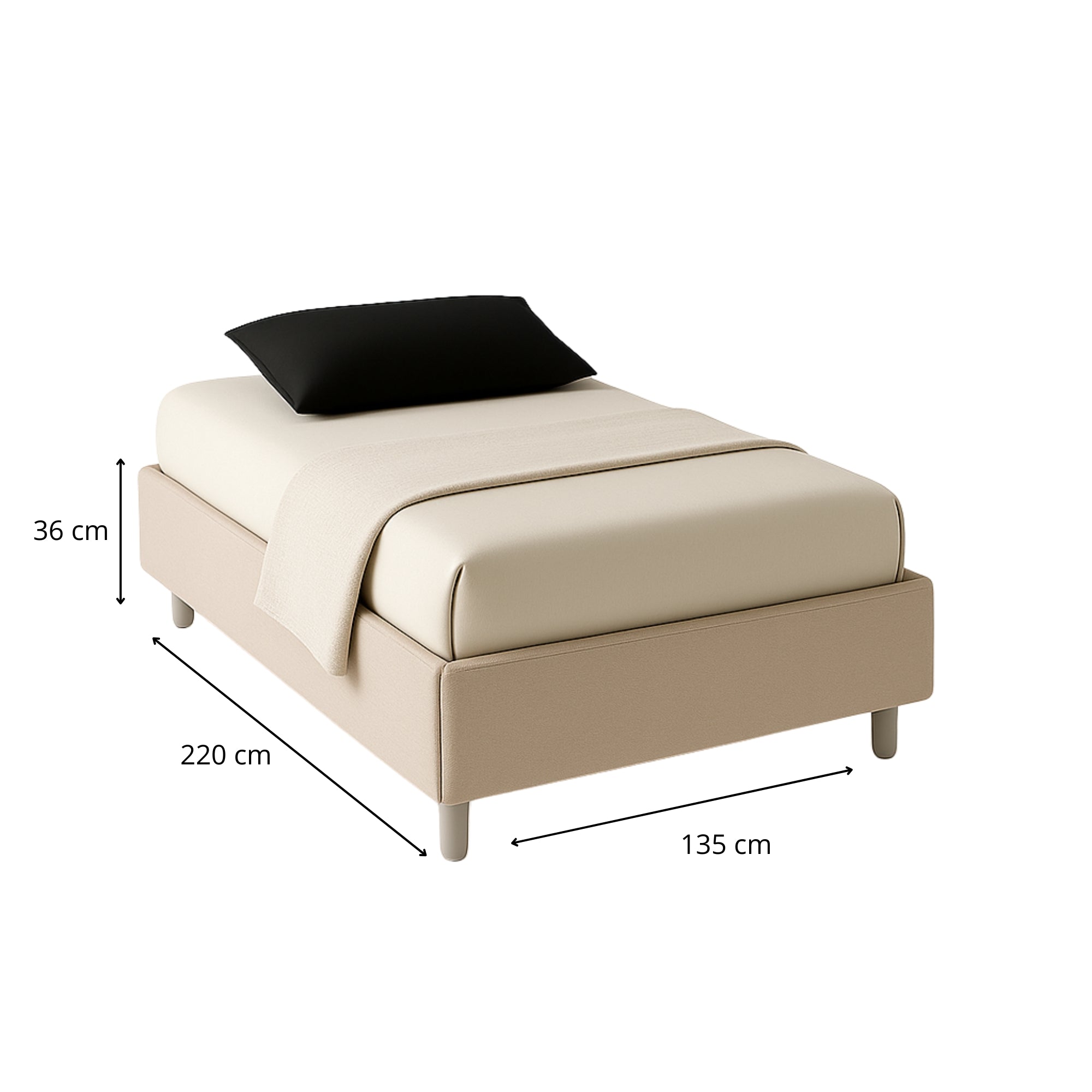 Letto a una piazza e mezza - Lido