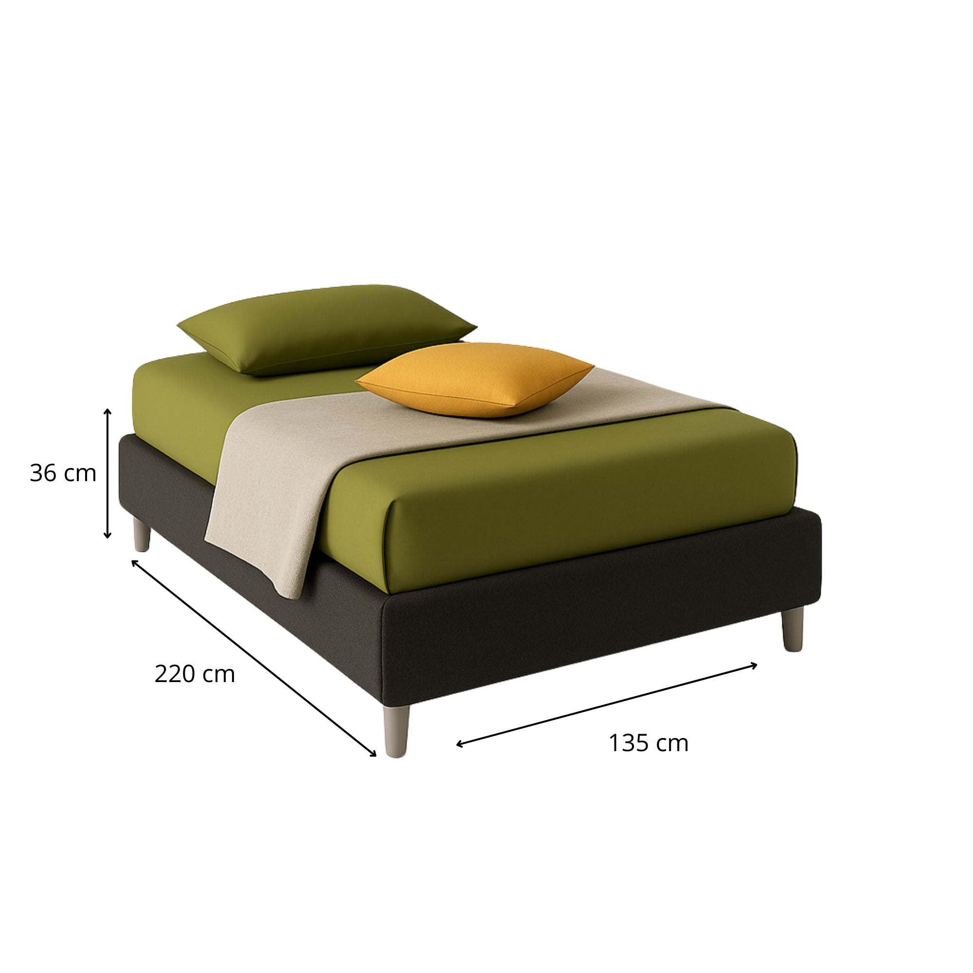 Letto a una piazza e mezza - Lido