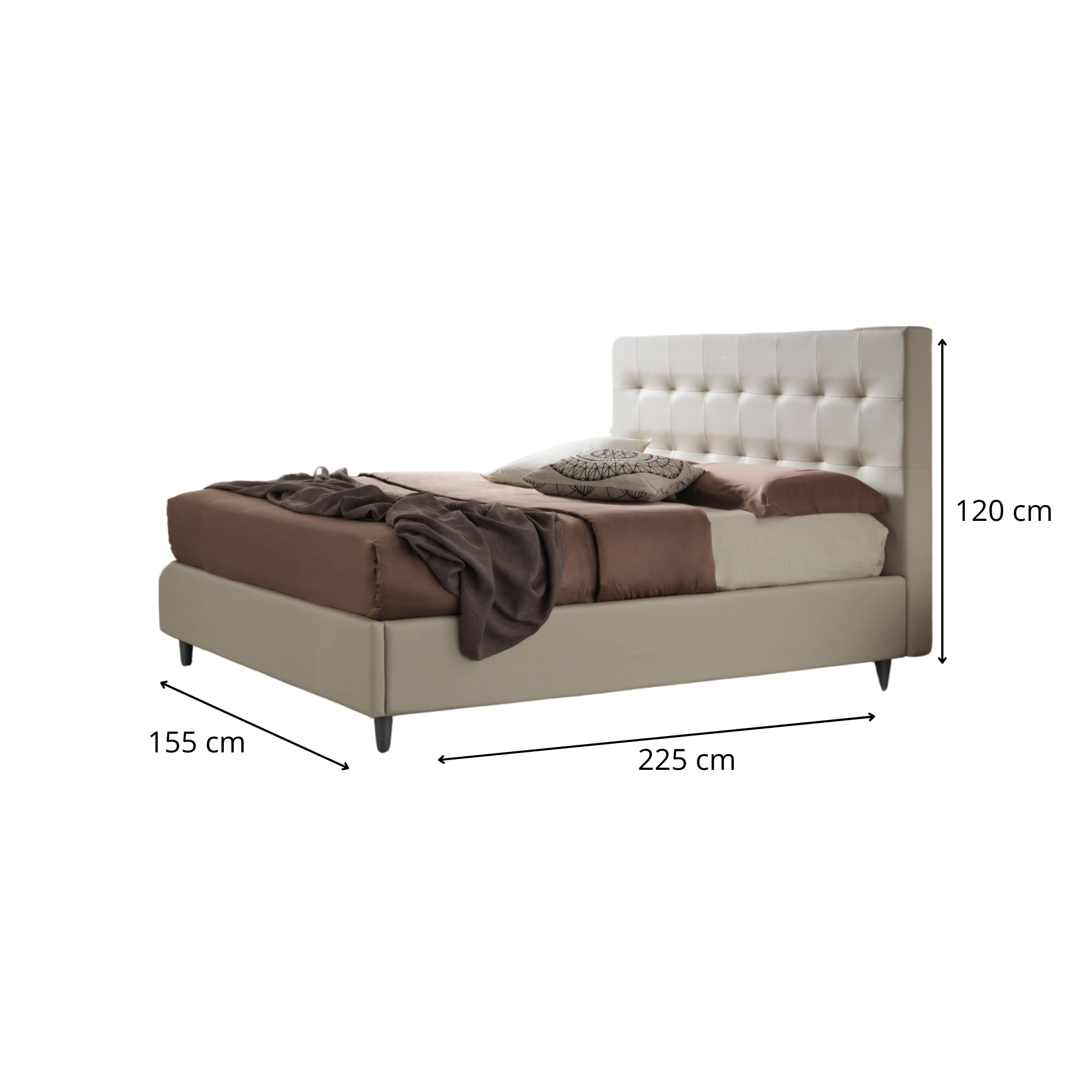 Letto alla francese 140 - Talia