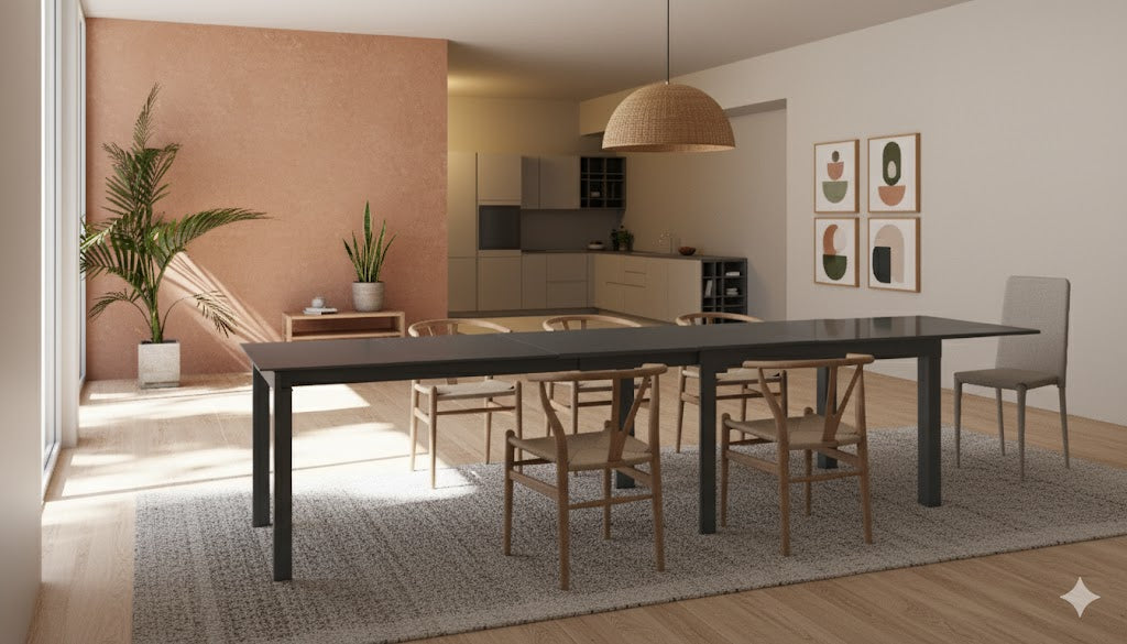 Balmoral, Tavolo allungabile (83cm X 120/175/230 /290/350cm H. 75cm)