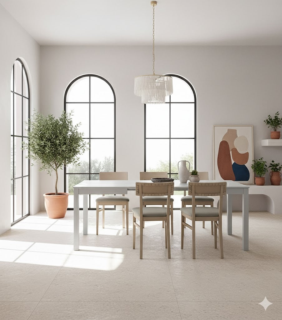 Belfort, Tavolo allungabile (80cm X 130/210cm H. 76cm)