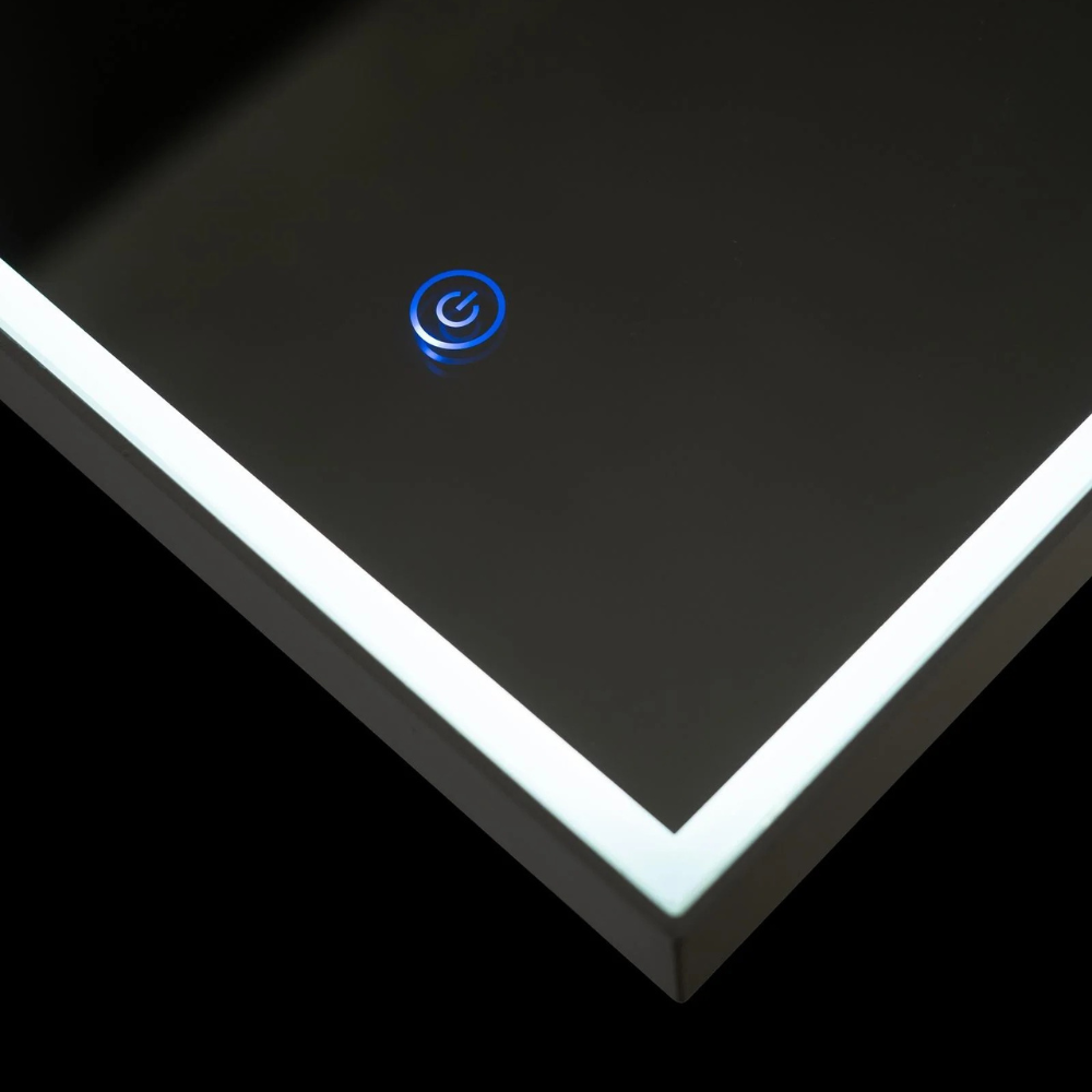 Laddy, Specchio da parete con luce (80cm X 100cm H. 5cm)