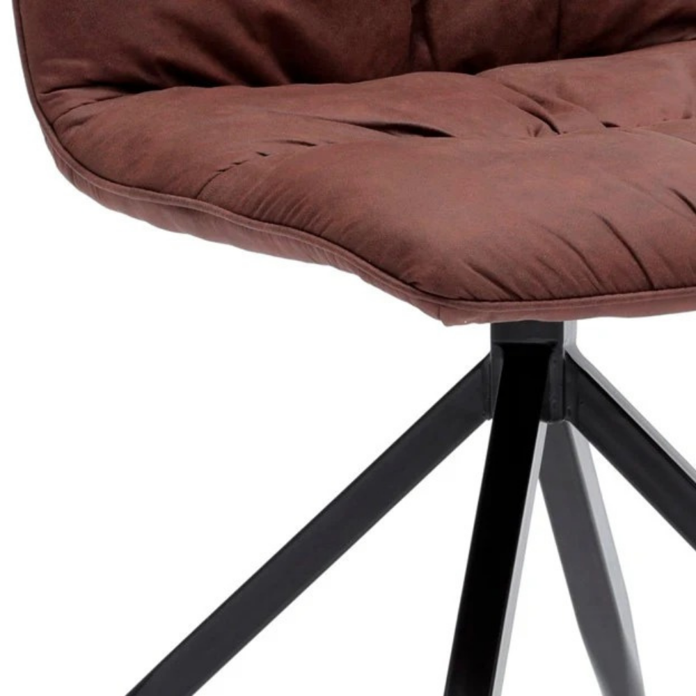 Lucy, Set di 2 Sedie in tessuto (43cm X 38cm H. 86.5cm)