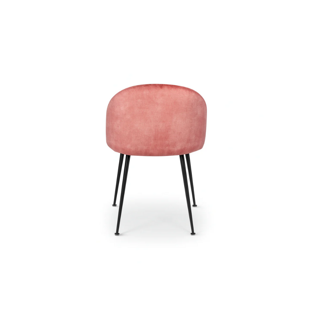 Cipro, Set di 2 Sedie in velluto (45cm X 55cm H.79cm)