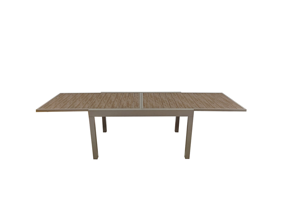 Leno, Tavolo da esterno allungabile 140/280x90cm
