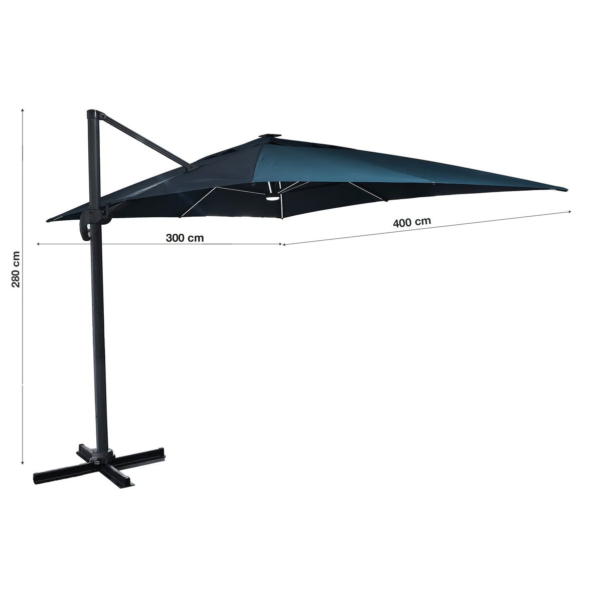 Brez, Ombrellone da giardino diam. 400cm
