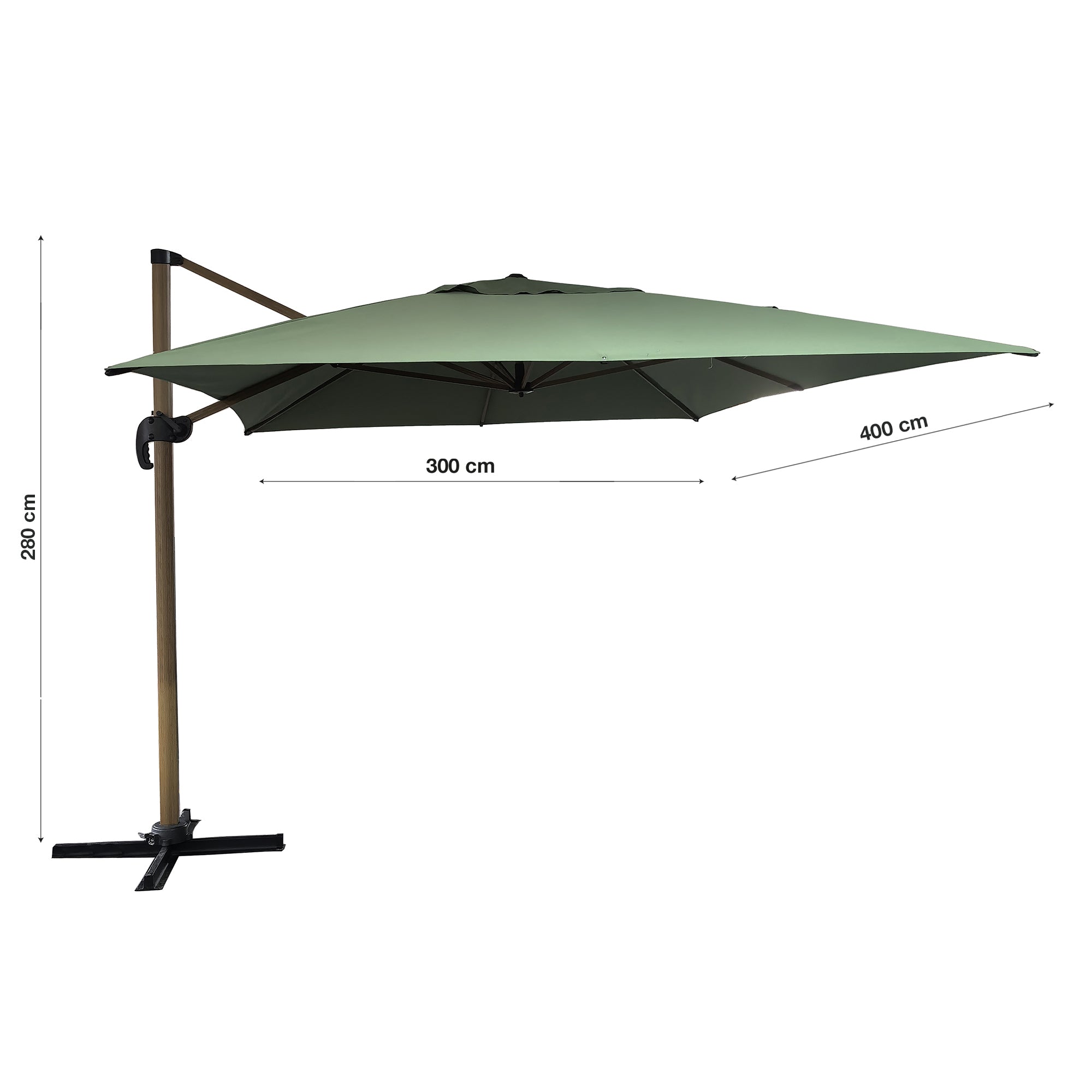 Alon, Ombrellone da giardino diam. 400cm