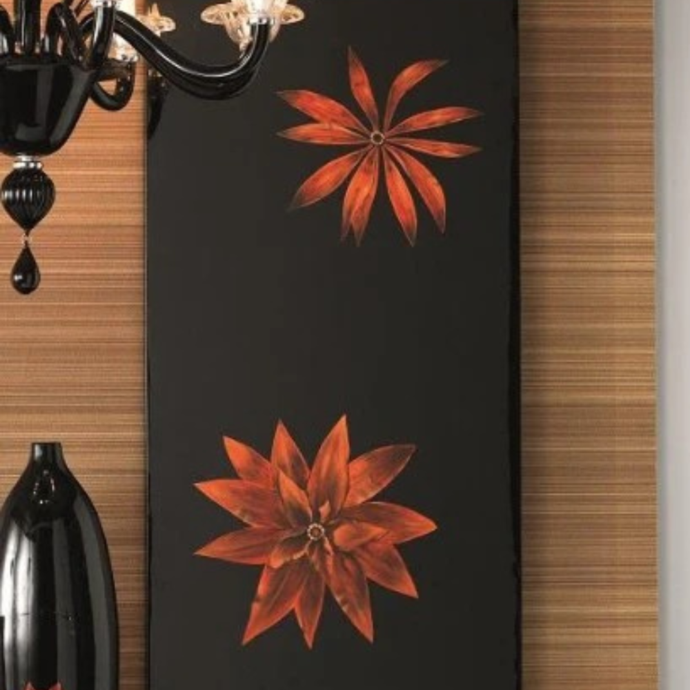 Flowers, Pannello decorativo (60cm X 120cm H. 4cm)