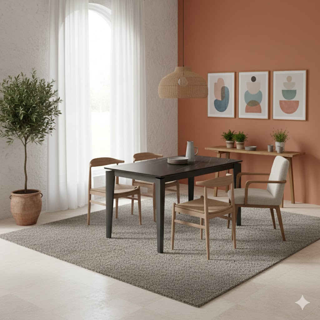 Majolica, Tavolo allungabile (80cm X 120/170cm H. 76cm)