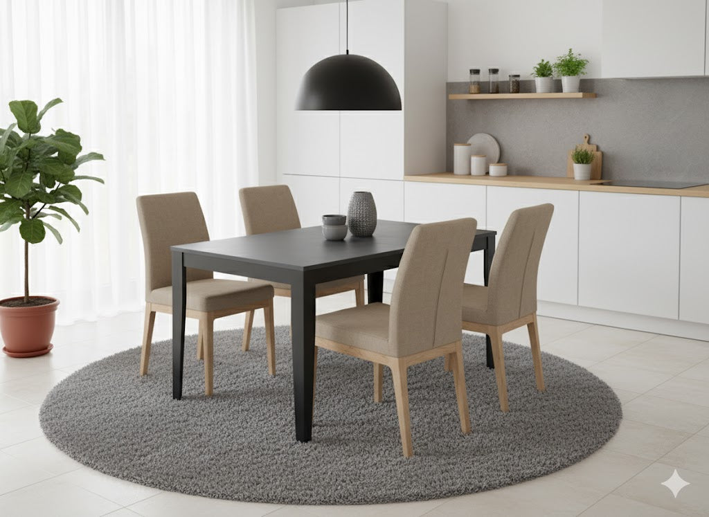 Moon, Tavolo allungabile (90cm X 156/ 316cm H. 76cm)