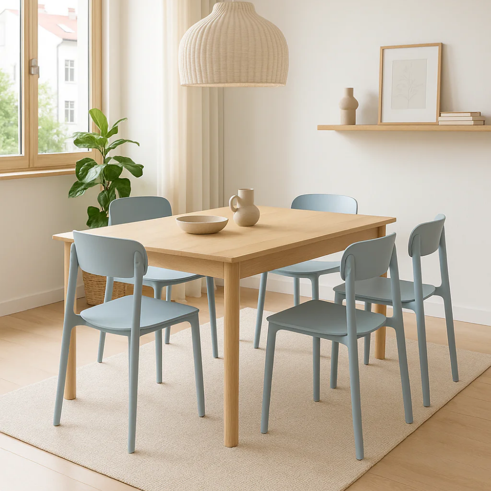 Urban, Set di 4 Sedie in polipropilene (50cm X 51cm H. 77cm)