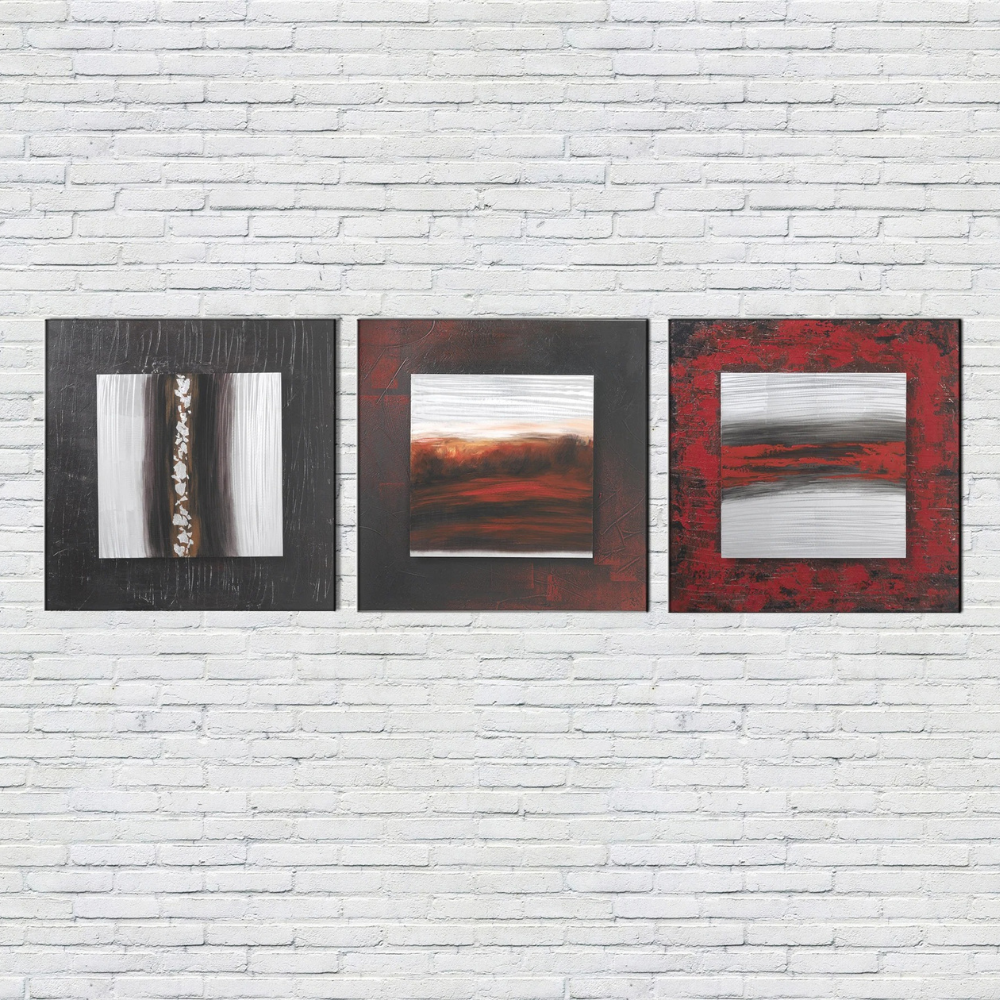 Lines, Olio su tela (4cm X 80cm H. 80cm)