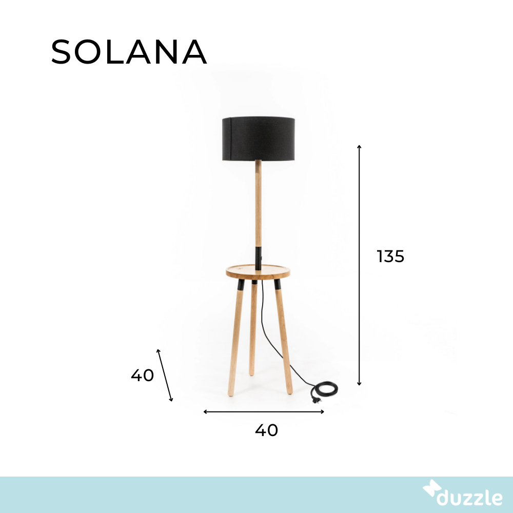 Solana, Lampada da terra (40cm X 40cm H. 135cm)