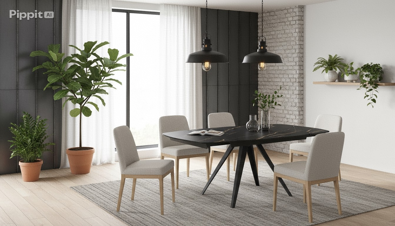 Spin, Tavolo allungabile con top in ceramica (90cm X 140-200cm H. 75cm)