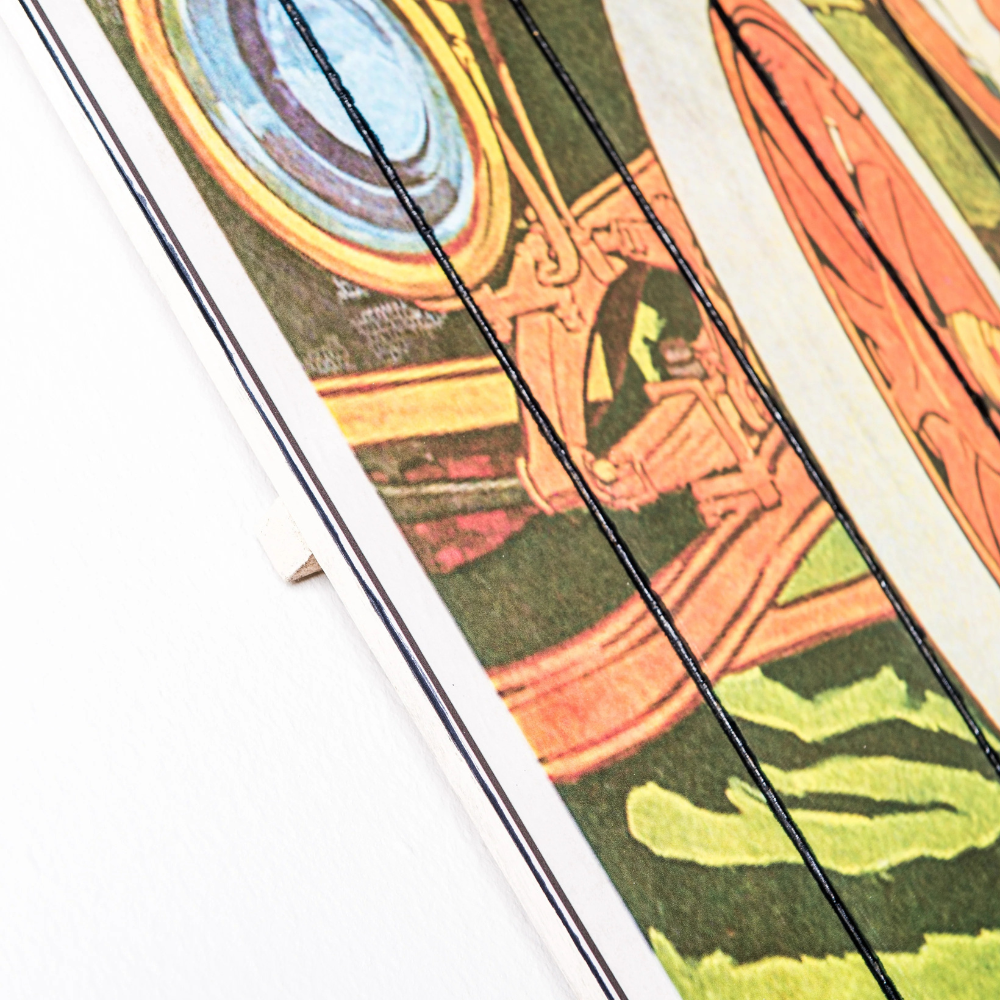 Century, Stampa su legno (3cm X 60cm H. 100cm)