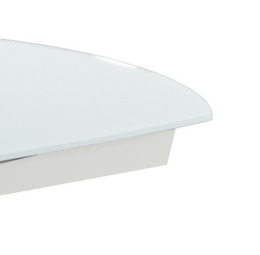 Float, Tavolo allungabile con top in vetro (90cm X 120-180cm H. 76cm)