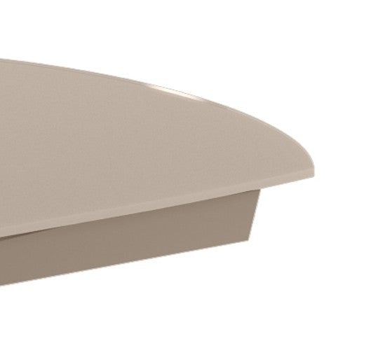 Float, Tavolo allungabile con top in vetro (90cm X 120-180cm H. 76cm)