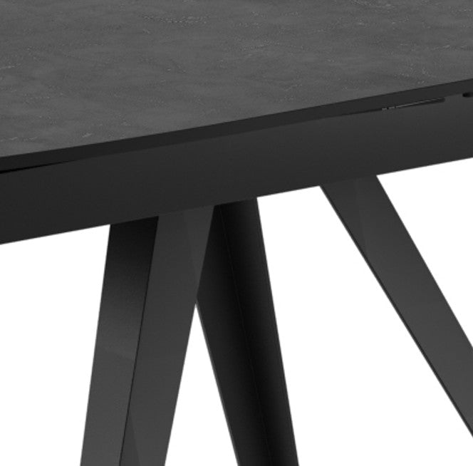 Glide, Tavolo allungabile con top in ceramica (90cm X 120-180cm H. 75cm)