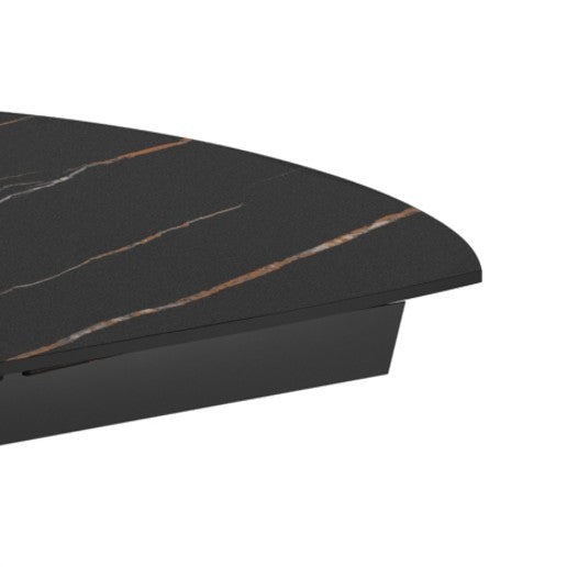 Glide, Tavolo allungabile con top in ceramica (90cm X 120-180cm H. 75cm)