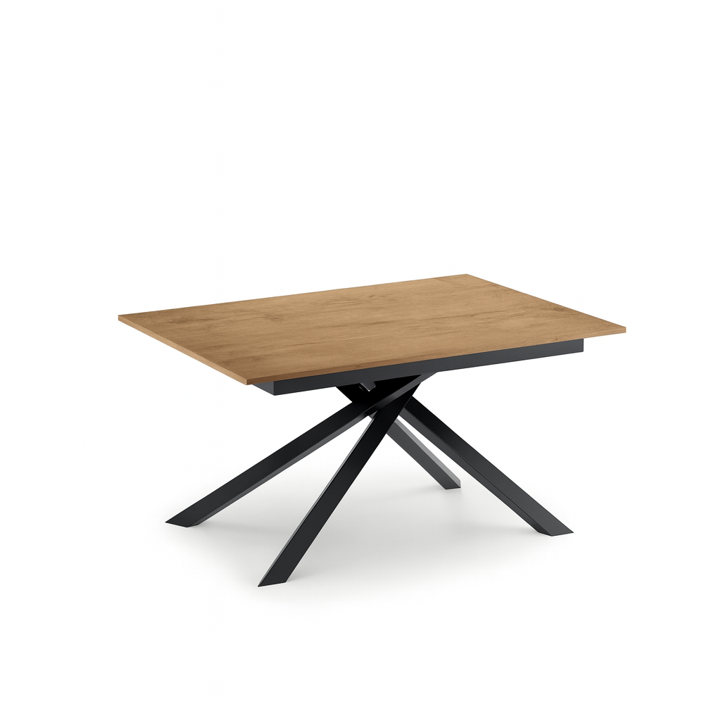 Pluto, Tavolo allungabile con top in melaminico (90cm X 140-190cm H. 76cm)