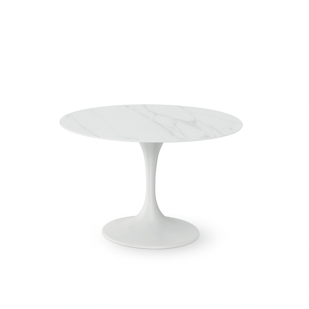 Circe, Tavolo fisso con top in ceramica (120cm X 120cm H. 76cm)